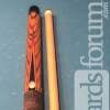 Smoke-Stained Custom BMC ANW-2b Pool Cue