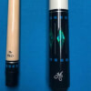 1 of 10 BMC Pool Cue Model Black and Blue Diamond