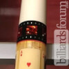 Butt Sleeve of a BMC Casino 1 Hearts Cue