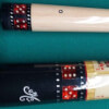 BMC Pool Cue Model Casino 1 Hearts Butt Sleeve