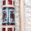 Reverse Color BMC Casino 1B Pool Cue Butt Sleeve