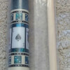 Spades BMC Casino 3 Pool Cue Uncoated Blue Linen Wrap