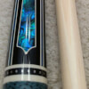 Spades BMC Casino 3 Pool Cue Uncoated Blue Linen Wrap