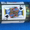 BMC Casino 6 Cue Queen of Spades Card