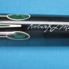 Bob's Signature on the BMC Cue for Dennis Orcollo