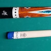 BMC Cocobolo Diamond Cue Blue Inlaid Diamonds