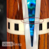 Mother of Perl Cracks in BMC Cocobolo Diamond Pool Cue