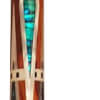 Cocobolo Custom BMC Diamond Cue with Blue Inlays