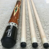 BMC Cocobolo Diamond Cue with 3 Shafts