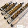 Dennis Hatch BMC Diamond Cue #28 with 3 Extensions