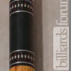 BMC Hickory 3 Gold Pool Cue Forearm