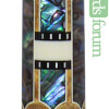 BMC Natural Abalone Knight Pool Cue Buttsleeve