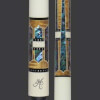 Picture of a BMC Knight Natural Abalone Pool Cue
