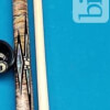 BMC Mini Diamond Cue with Rainbow Stain and Abalone Inlay