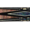 Abalone on rainbow BMC Mini Diamond Cue Stick