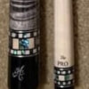 BMC Smoke Mini Diamond Cue with Abalone Inlay