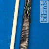 Grey-Stained Meucci Mini Diamond Cue with Green Inlay