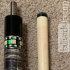 Grey Stained BMC Mini Diamond Cue with Green Inlay