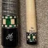 Smoke Colored BMC Mini Diamond Cue with Green Paua Shell