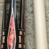 Smoke Stained BMC Mini Diamond Cue with Red Inlay