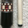 Smoke Stained BMC Mini Diamond Cue with Red Inlay