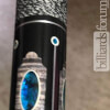 Grey-Stained BMC SWBB-2B Pool Cue with Blue Inlay