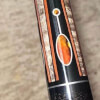 BMC SWBB 2B Orange on Grey Stain Pool Cue Forearm