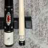BMC SWBB 2B Cue with Red Inlay on Grey Stain