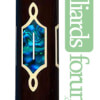 Picture of a Rosewood BMC SB5-B Pool Cue with Blue Inlay