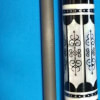 White Inlay Meucci 21-3C Carbon Cue