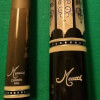 Meucci Pool Cue Model 21-3C Black with Carbon Pro Shaft