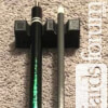 Green Meucci 21-3C Cue with Carbon Shaft