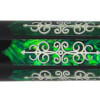 Black Meucci 21-3C Cue w/Green Inlay