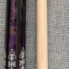 Black Meucci 21-3C Cue w/Purple Inlay