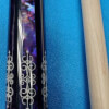 Black Meucci 21-3C Cue w/Purple Inlay