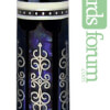 Black Meucci 21-3 Cue Butt Sleeve w/Purple Inlay