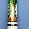 Meucci 21-3 Cue with Cocobolo Wood and Green Inlays