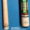 Meucci 21-3 Cue with Cocobolo and Green Paua Shell Inlay