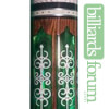 Meucci 21-3G Cocobolo Green Pool Cue Butt Sleeve