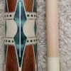 New Meucci 21-6 Cue with Exposed Wrap and Black Dot Bullseye Shaft