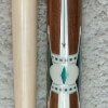 New Meucci 21-6 Cue with Exposed Wrap and Black Dot Bullseye Shaft