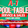 A-1 Pool Table Service & Sales Logo, Fort Wayne, IN