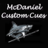 Shark Logo for Bill McDaniel Custom Cue Jackson, TN