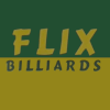 Flix Billiards Logo, Lawton, OK