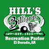 Hill's Billiards Logo, El Dorado, AR