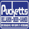 Logo, Puckett's Billiards of Fort Worth, TX