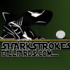 SharkStrokes Billiards Logo, Haines City, FL