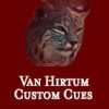 Van Hirtum Custom Cues Logo, Nashua, NH