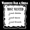 Warden's Bar & Grill Logo, Lewiston, ME