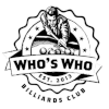Logo for Who's Who Billiards Bay City, MI